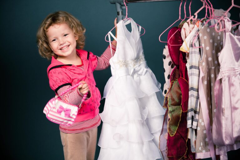 choosing baby dresses