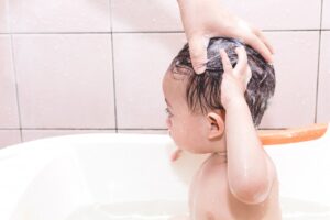 how often to wash baby hair